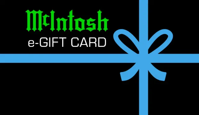 McIntosh E-Gift Card gavekort 100 USD til tilbehør