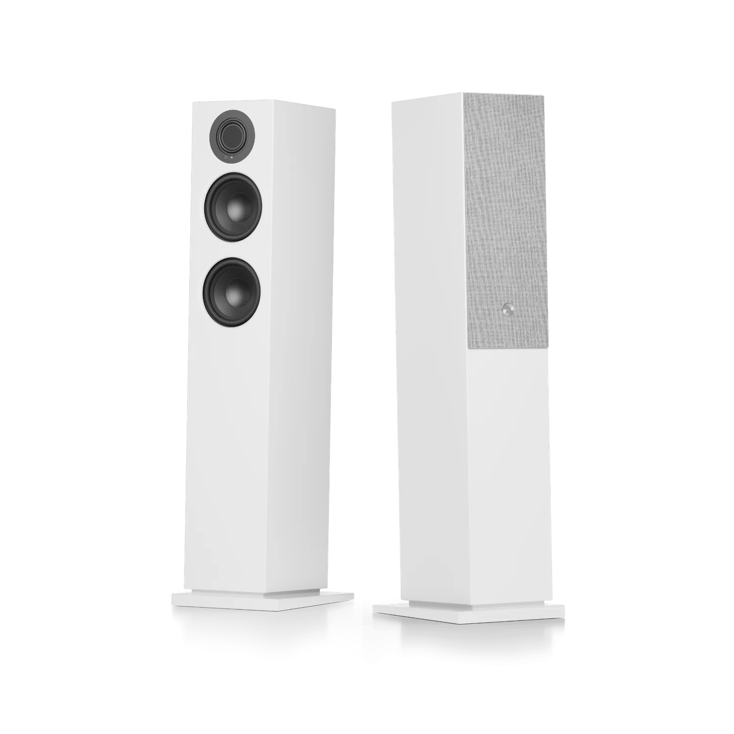 AudioPro A48 aktiv stereohøjttaler hvid renoveret