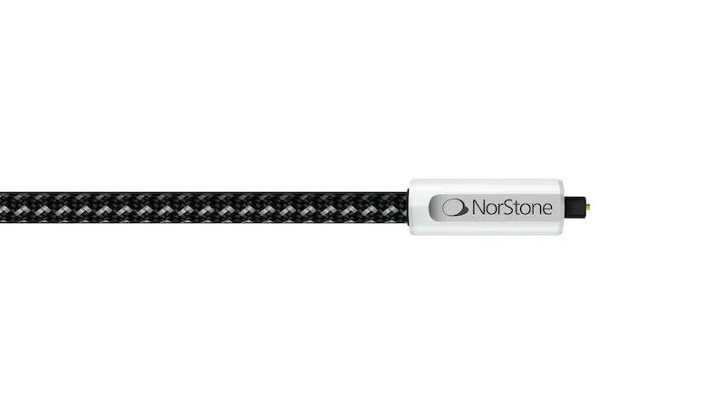 Norstone Jura optisk kabel toslink 1 meter sort