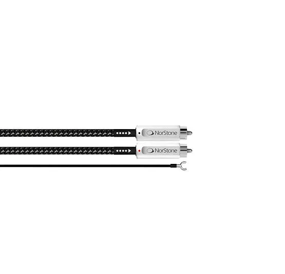 NorStone Jura RCA phonokabel 1 meter sølvbelagt