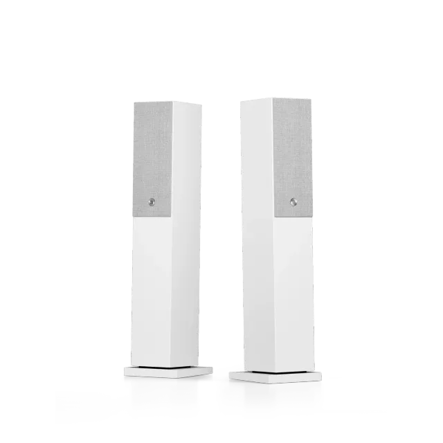 AudioPro A38 aktiv stereohøjttaler hvid renoveret