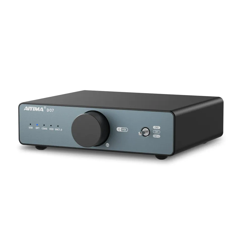 Aiyima D07 DAC forstærker sort bluetooth