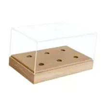 Sallingboe Audio Headshell opbevaringsboks træ pickup