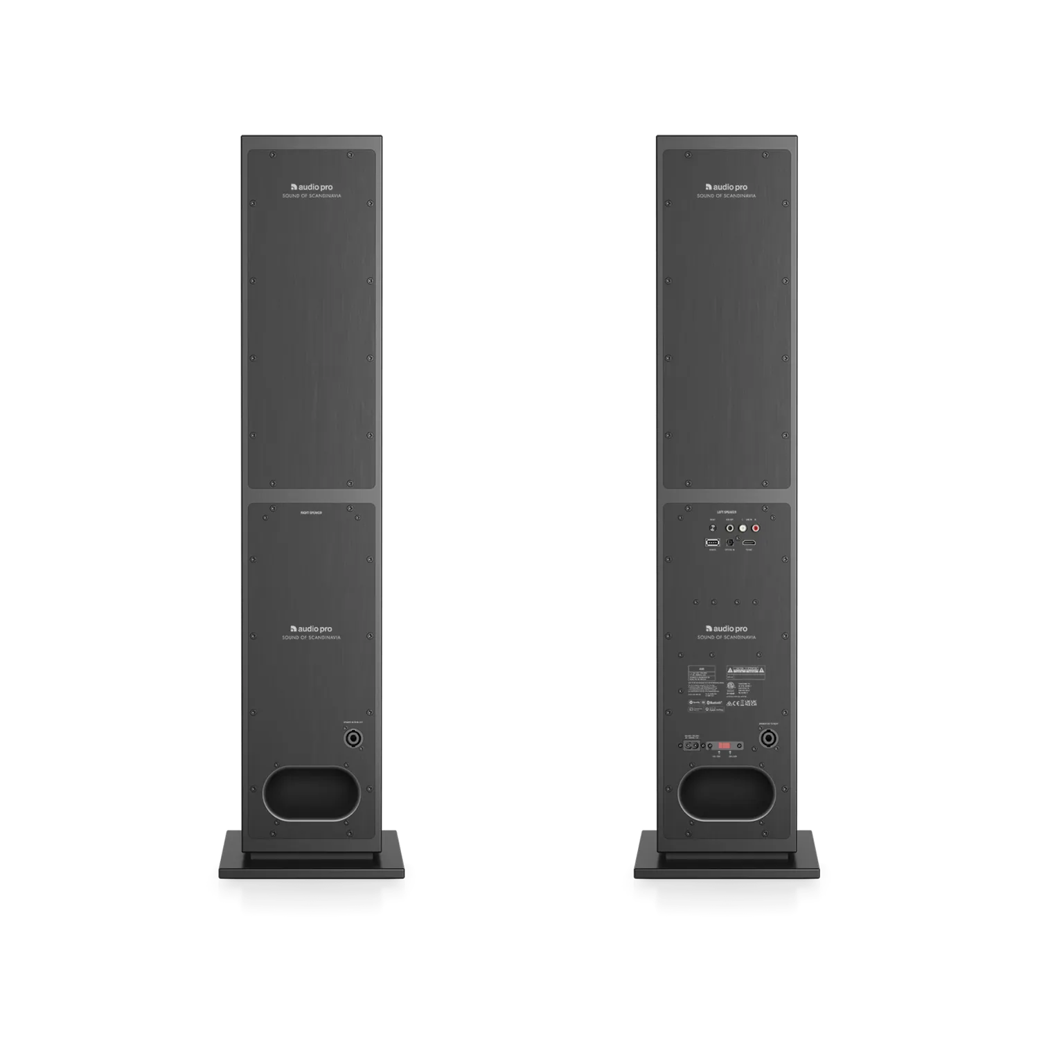 AudioPro A48 aktiv stereohøjttaler hvid renoveret