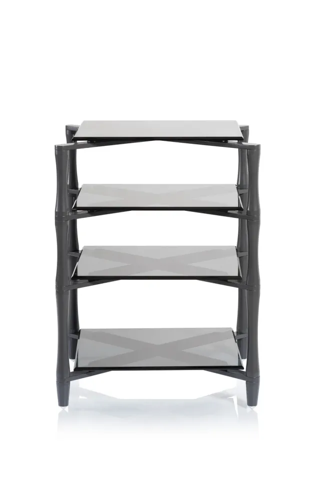 NorStone Slender hifi rack grå 90 cm glas