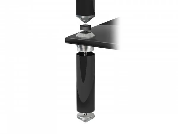 NorStone Stäbbl hifi rack sort glas 78 cm