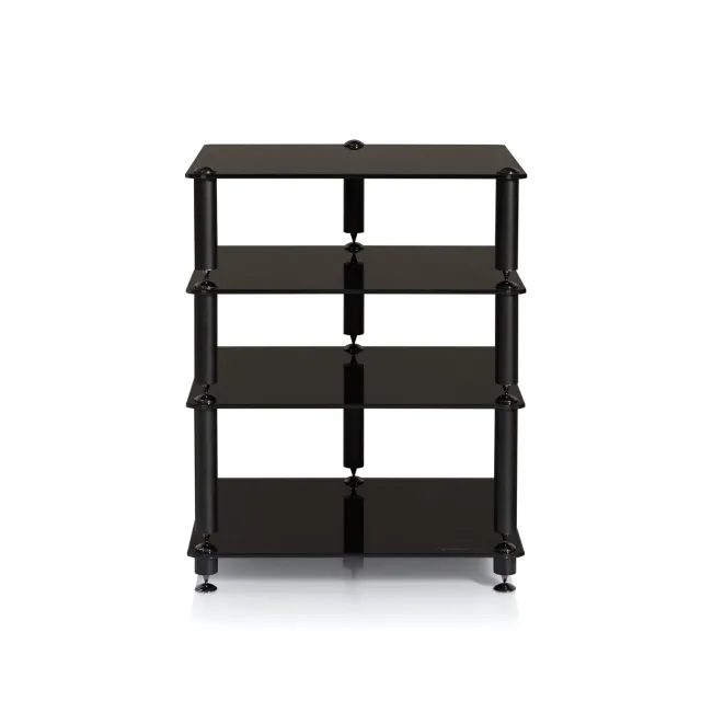 NorStone Bergen 2 Hifi Rack satin black 71 cm stabil