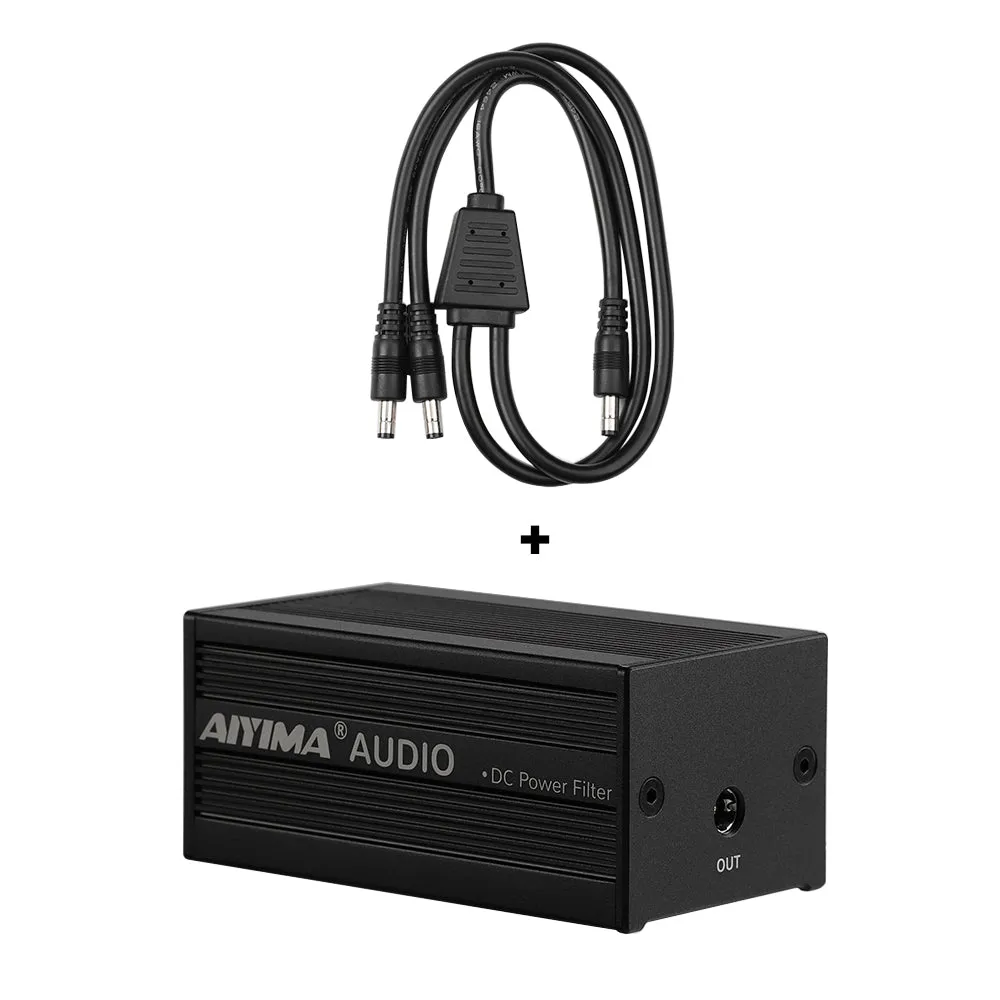 Aiyima DC Power Filter strømfilter DC 5,5 mm