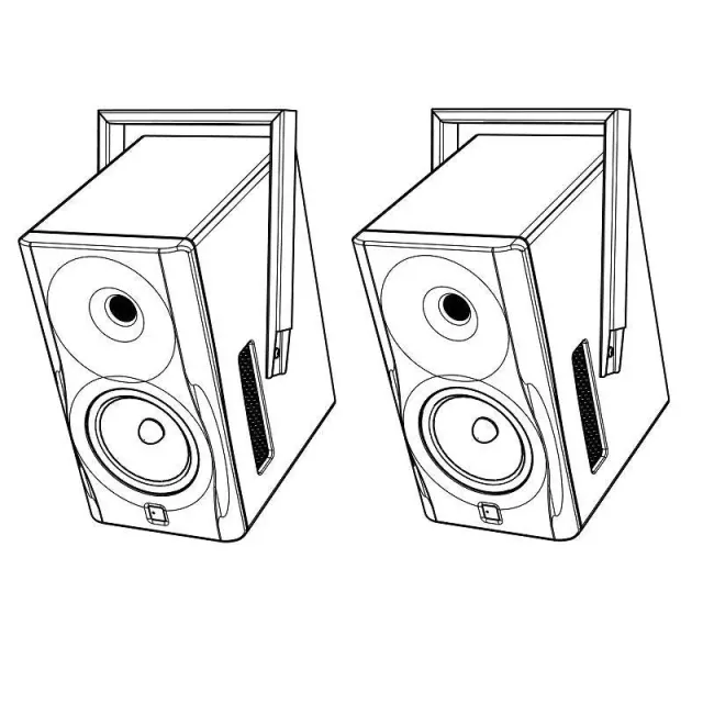 Dutch & Dutch Studio U-Bracket beslag par sort stål