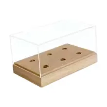 Sallingboe Audio Headshell opbevaringsboks træ pickup