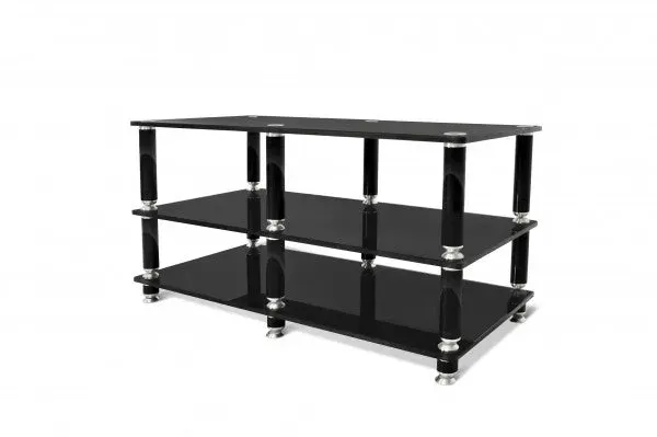 NorStone Stäbbl AV Black AV møbel glas 57 cm