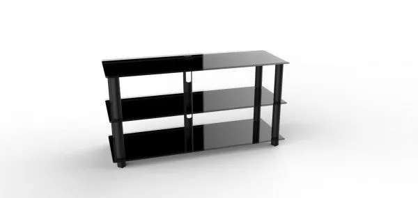 NorStone Epur 3 AV hifi møbel sort 110 cm bred