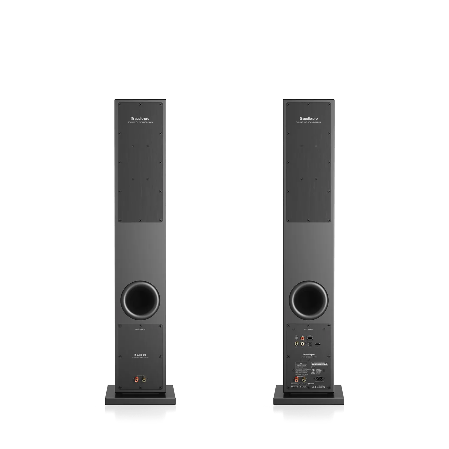 AudioPro A38 aktiv stereohøjttaler hvid renoveret