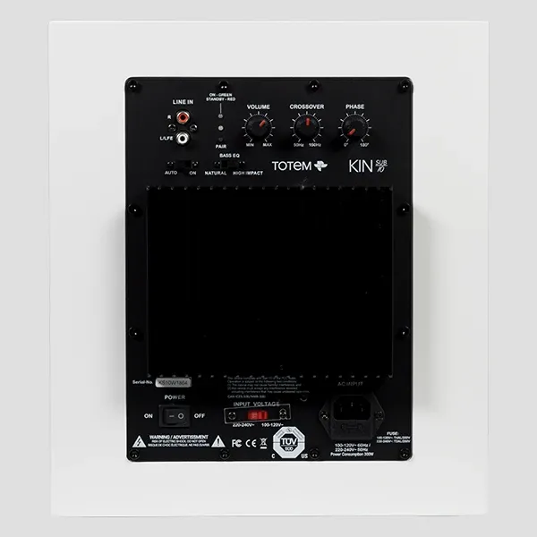 Totem KIN Sub 10 subwoofer aktiv 10 tommer trådløs