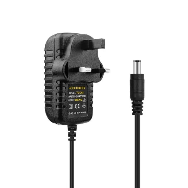 Aiyima DC12 strømforsyning med EU-stik 12V 2A