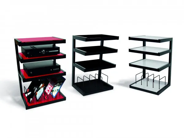 NorStone Esse hifi vinylmøbel 570x860x400 mm glas