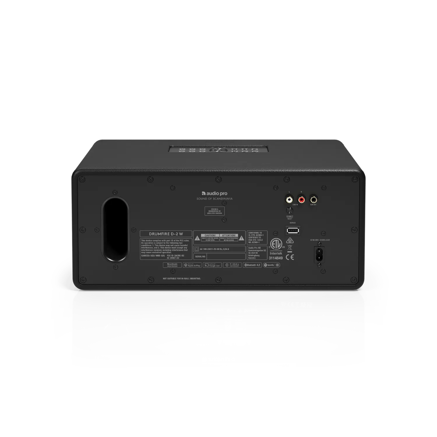 AudioPro D-2 W multiroom højttaler hvid trådløs