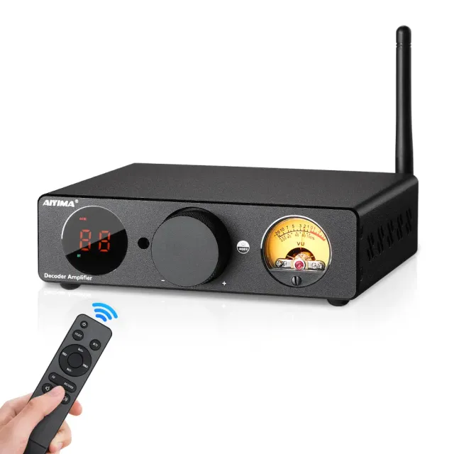 Aiyima Decoder forstærker EU 32V 2x300W Bluetooth