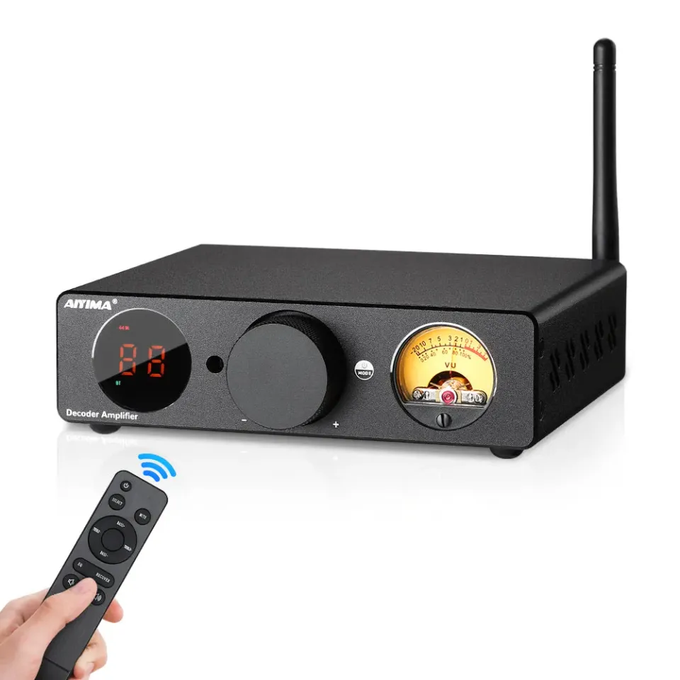 Aiyima Decoder forstærker EU 32V 2x300W Bluetooth