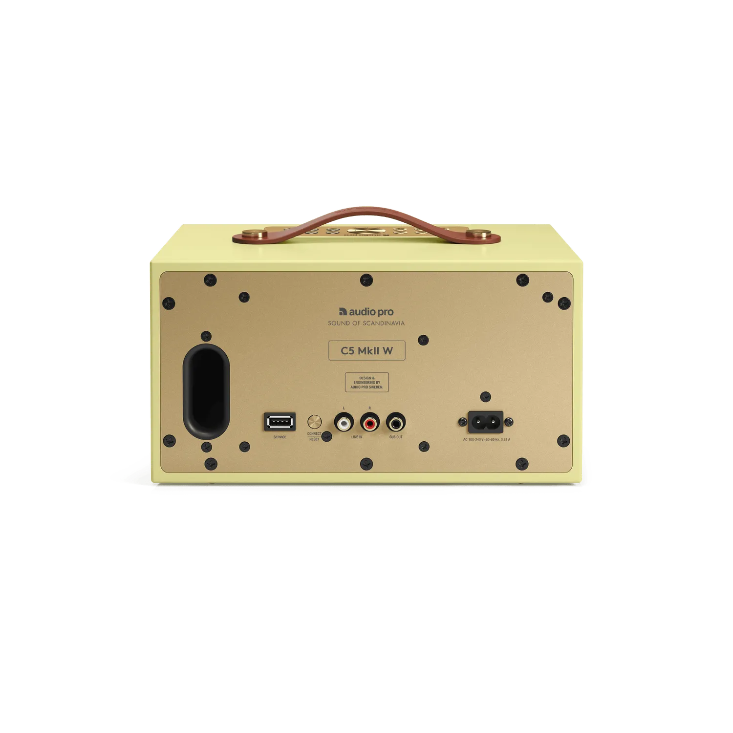AudioPro C5 MkII trådløs højttaler gul kompakt