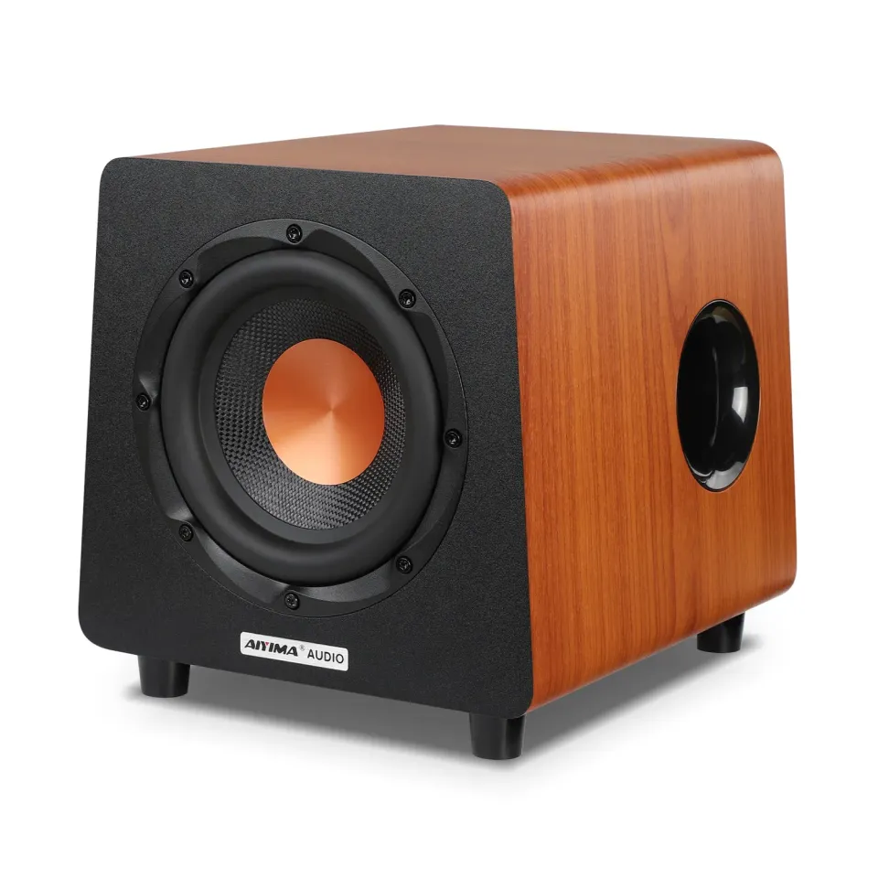 Aiyima 800X subwoofer aktiv EU 8" 100W træ