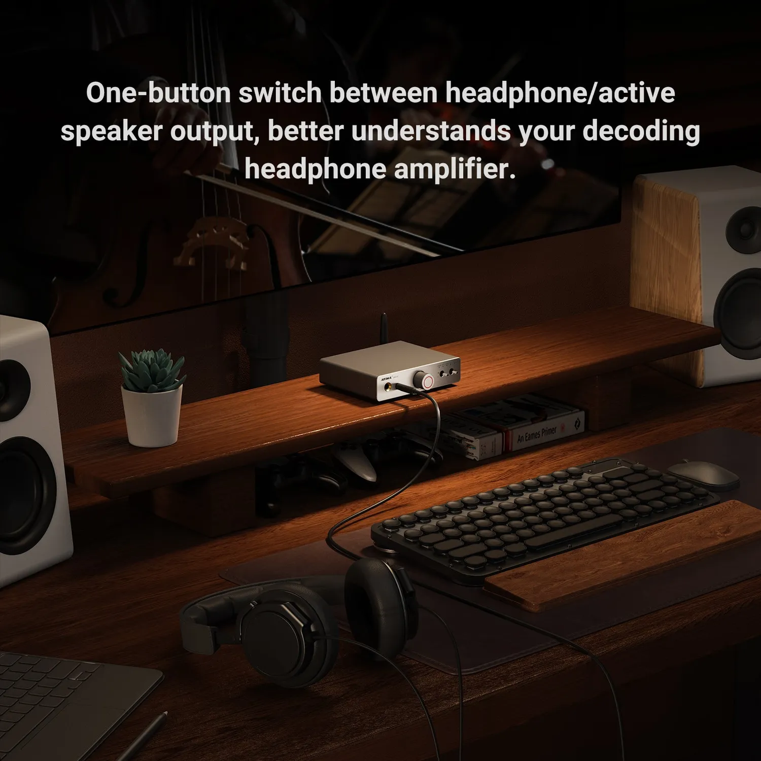 Aiyima DAC-A7 dac forforstærker med bluetooth