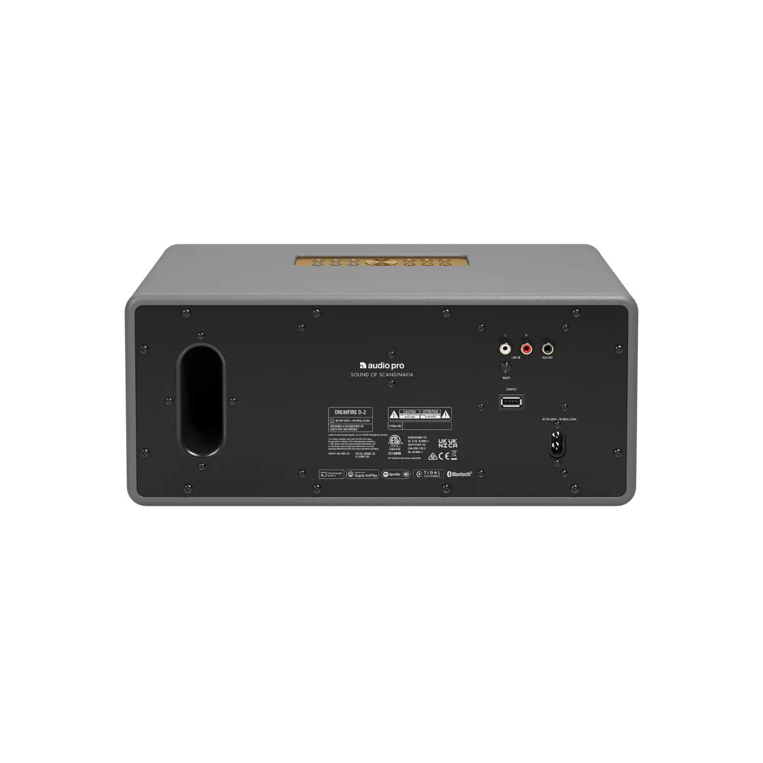 AudioPro D-2 højttaler hvid HiFi-lyd
