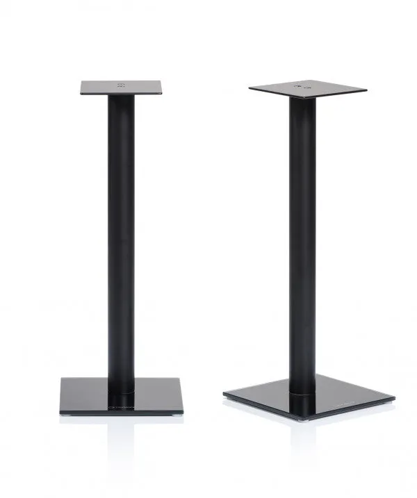 NorStone Epur højtalerstande par sort 60 cm stål