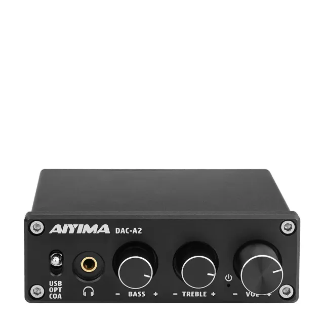 Aiyima DAC A2 hovedtelefonforstærker sort USB