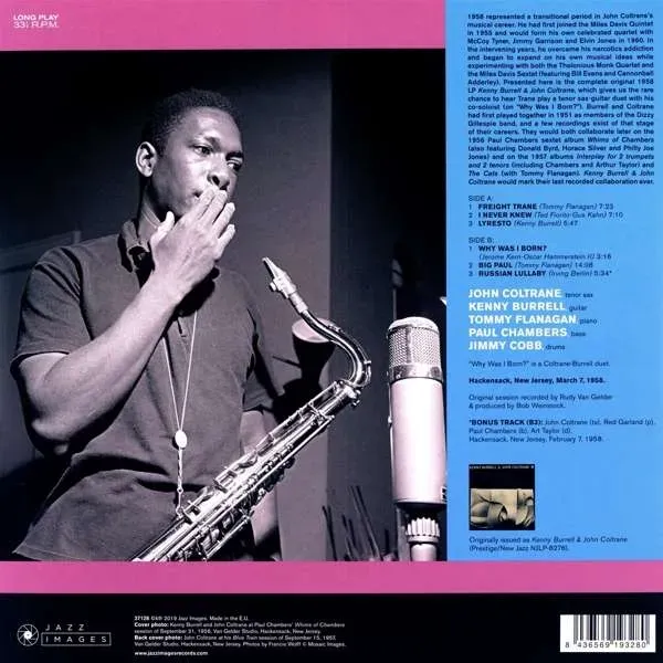 John Coltrane & Kenny Burrell LP vinylplade 180g limited edition jazz