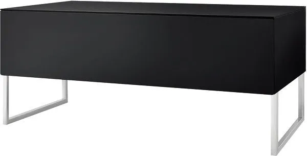 NorStone Khalm 140 TV-møbel hvid 140 cm glaslåge