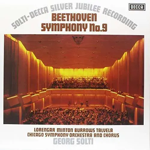 Decca Solti Beethoven Symphonie 9 2-LP vinylplade 180g kor