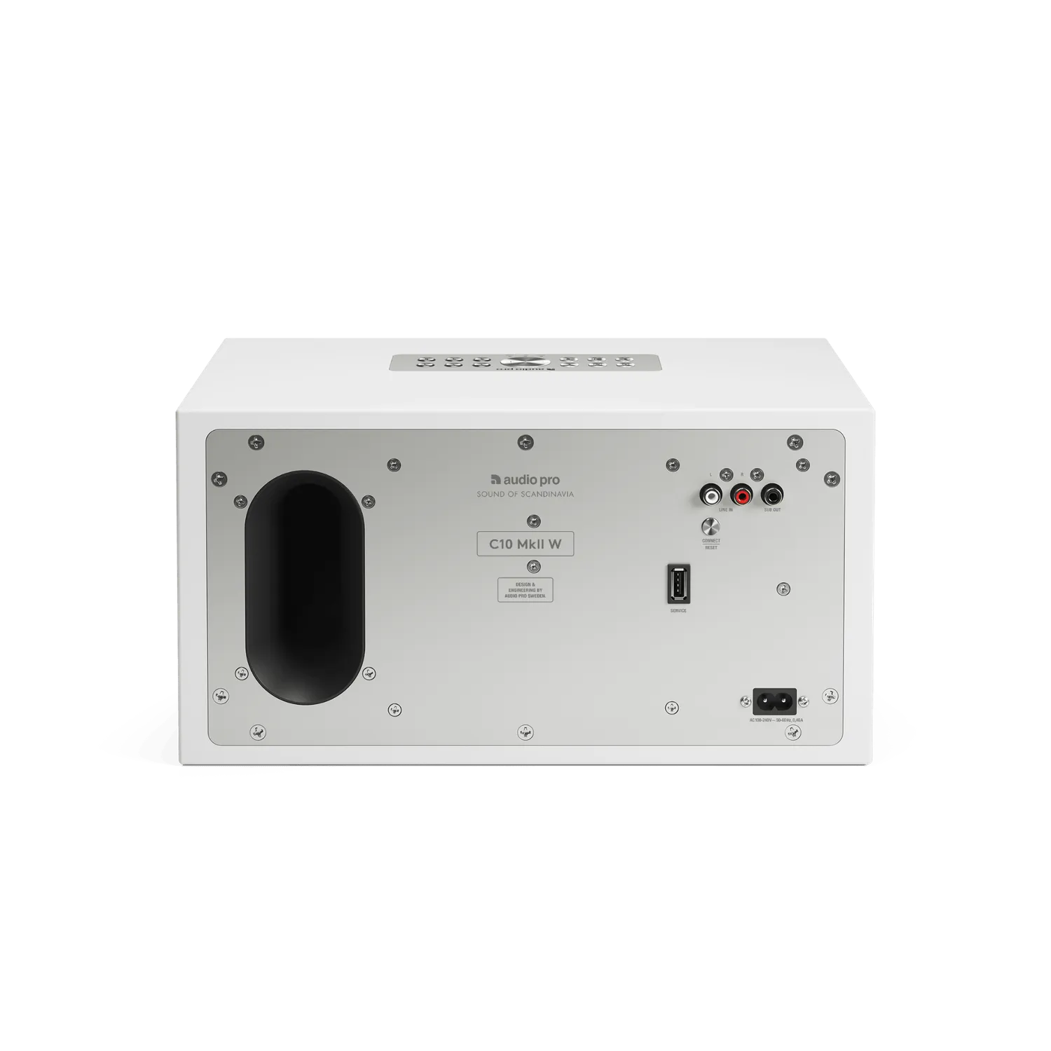 AudioPro C10 MkII W højttaler hvid multiroom