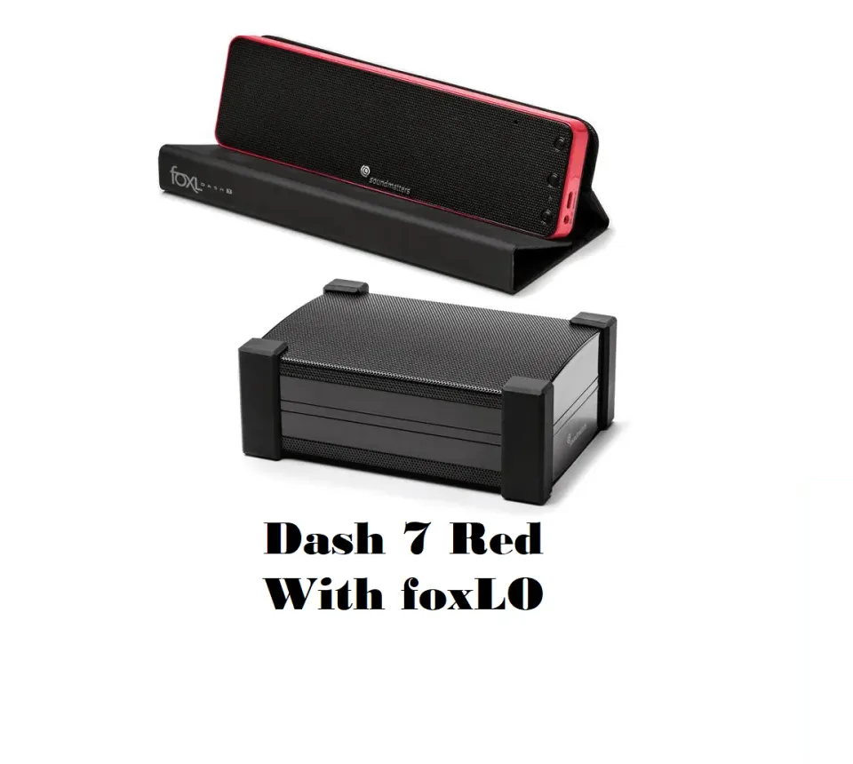 Soundmatters Dash7 rød + foxLO sæt åben æske