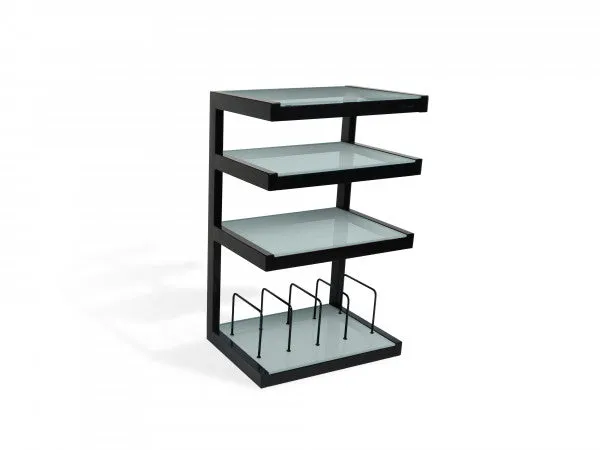 NorStone Esse hifi vinylmøbel 570x860x400 mm glas