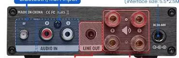 Aiyima A07 Pro forstærker med EU 32V5A bluetooth