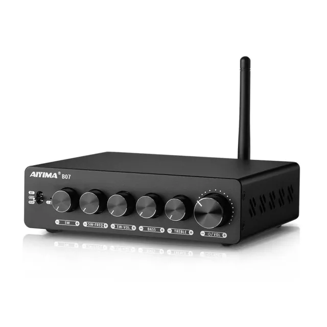 Aiyima B07 forstærker med EU 48V5A bluetooth 2.1